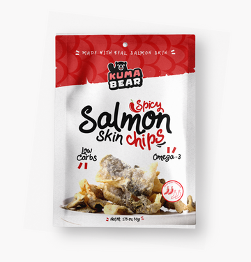 Kuma Bear Spicy Salmon Skin Chips