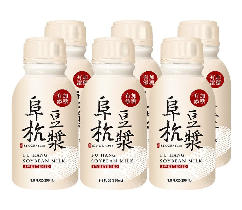 【阜杭】原味豆漿 9.8 fl. oz. (290mlx6瓶)