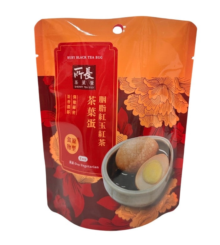 【所長茶葉蛋】胭脂紅玉紅茶茶葉蛋2入 180g(6.3oz)