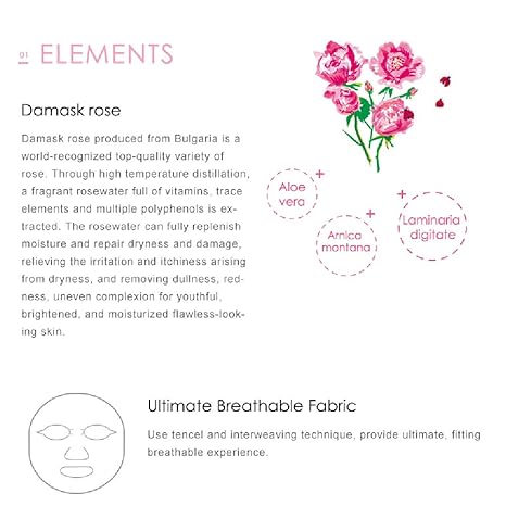 Damask Rose Facial Mask