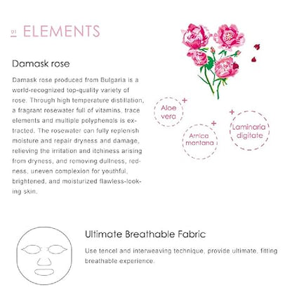 Damask Rose Facial Mask