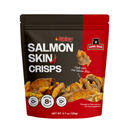Kuma Bear Spicy Salted Egg Salmon Skin
