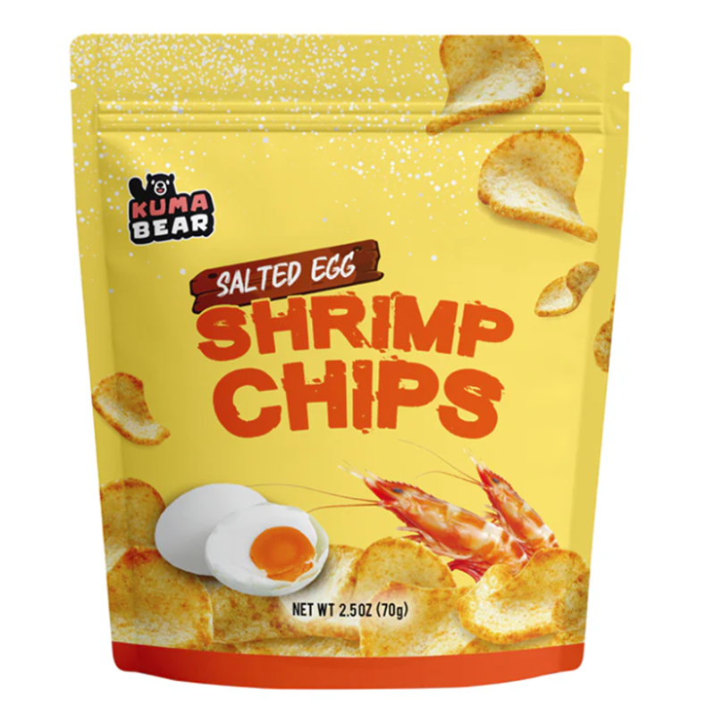 Kuma Bear Salted Egg Shrimp Chips