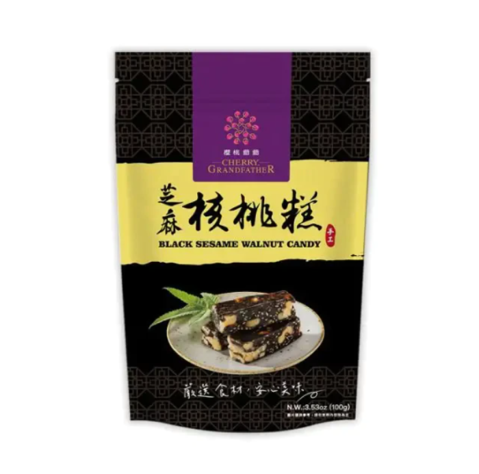 【 Cherry Grandfather 】Walnut & Black Sesame Walnut Candy 100g