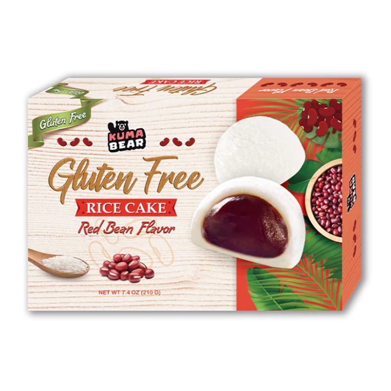 Kuma Bear Gluten Free Rice Cake Red Bean