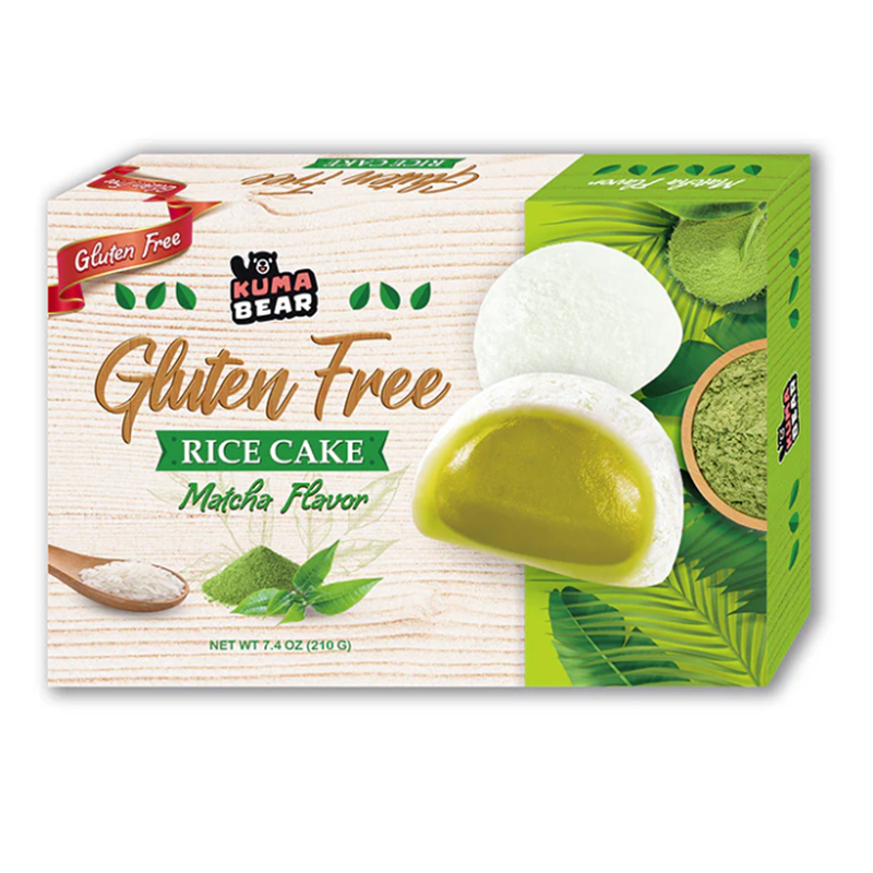 Kuma Bear Gluten Free Rice Cake Matcha