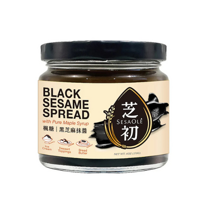 Sesaolé Maple Black Sesame Spread